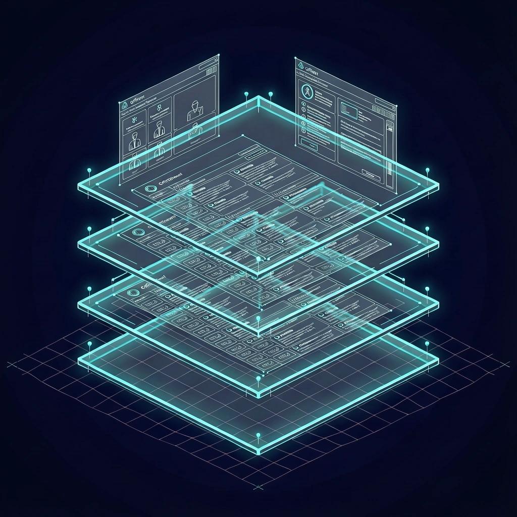 Deconstructed portal architecture illustration